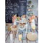 Scaun de masa, Party, reglabil, cadru aluminiu, Mellow Rose Leather - 4
