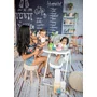 Scaun de masa, Party, reglabil, cadru aluminiu, Mellow Rose Leather - 13