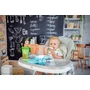 Scaun de masa, Party, reglabil, cadru aluminiu, Mellow Rose Leather - 19