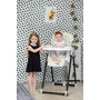 Scaun de masa, Party, reglabil, cadru aluminiu, Mellow Rose Leather - 32