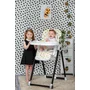 Scaun de masa, Party, reglabil, cadru aluminiu, Mellow Rose Leather - 34