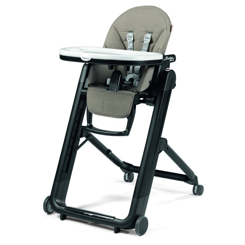 Peg perego - scaun de masa siesta 2 in 1 follow me, ginger grey