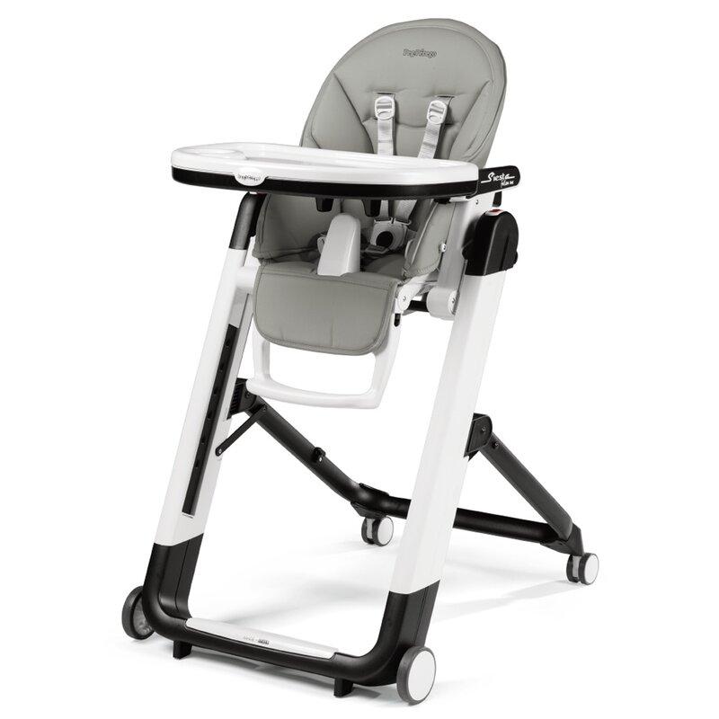 Peg perego - scaun de masa siesta 2 in 1 follow me, ice