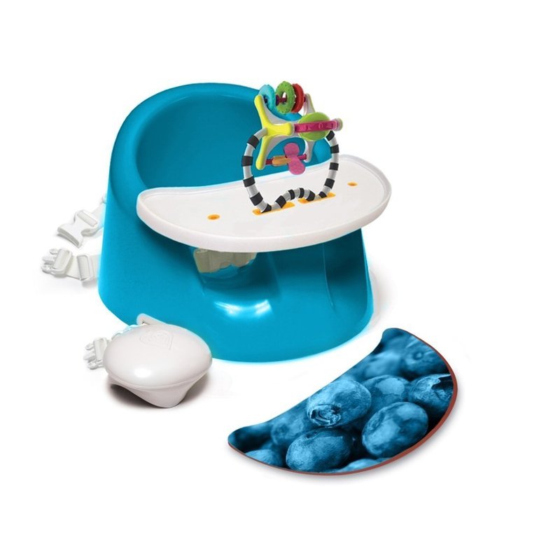 Prince lionheart - scaun de masa booster 2 in 1 flex plus berry blue