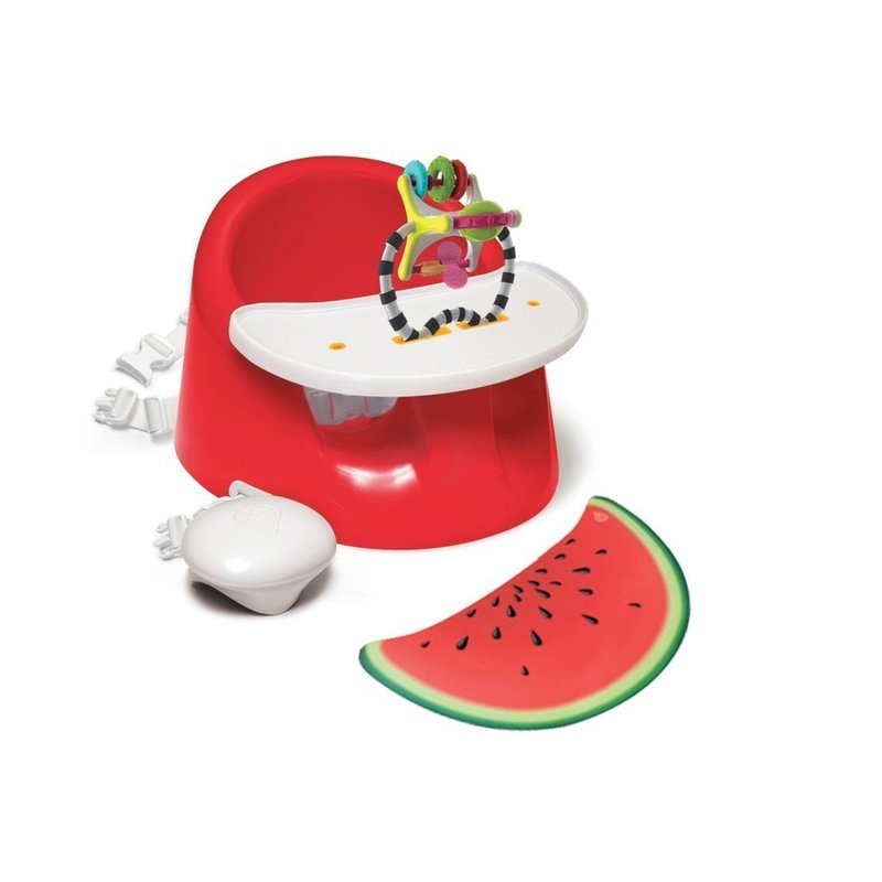 Prince lionheart - scaun de masa booster 2 in 1 flex plus watermelon red play