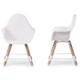 Scaun de masa reglabil in inaltime Childhome Evolu 2 Natural Alb - 4