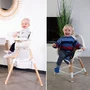 Scaun de masa reglabil in inaltime Childhome Evolu 2 Natural Alb - 7