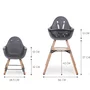 Scaun de masa reglabil in inaltime Childhome Evolu 2 Natural Antracit - 2