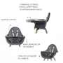 Scaun de masa reglabil in inaltime Childhome Evolu 2 Nuc Negru - 5
