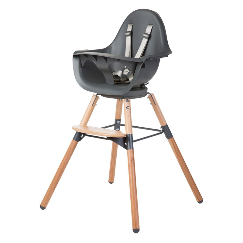 Childhome - scaun de masa reglabil in inaltime evolu one.80, natural/antracit