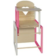 Eichhorn - Scaun de masa transformabil pentru papusi  Doll's Highchair with table