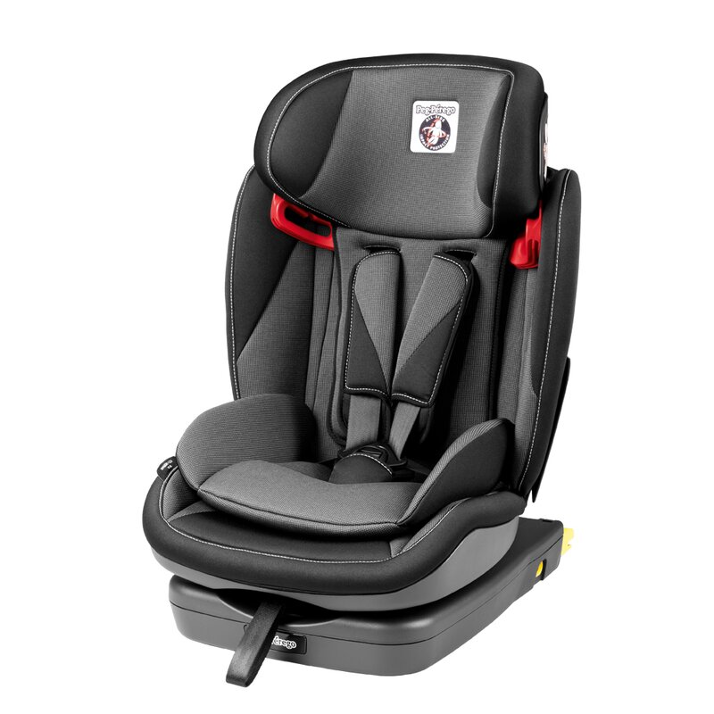 Peg perego - scaun auto viaggio 1-2-3 via, cu isofix, 9-36 kg, crystal black
