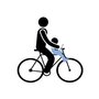 Thule - Scaun pentru copii, cu montare pe bicicleta in fata - Yepp Mini, Black - 5