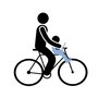 Thule - Scaun pentru copii, cu montare pe bicicleta in fata - Yepp Mini, Ocean - 5