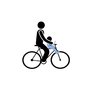Thule - Scaun pentru copii, cu montare pe bicicleta in fata - Yepp Mini, Silver - 5