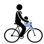 Thule - Scaun pentru copii, cu montare pe bicicleta in fata - Yepp Mini, White - 5