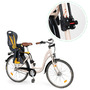 Scaun tranport copii pentru portbagaj bicicleta, cadru TUV, Ecotoys, BQ-8A, Gri - 2