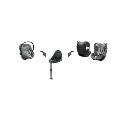 Cybex - Scaun auto Aton M i-Size Protectie laterala, 0-13 Kg, Negru