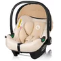 Scoica auto, Lionelo, i-Size Astrid, 0-13 Kg, 40-87 cm, Cu maner si capotina reglabile, Cu protectie laterala avansata, Salteluta confortabila, Testat ADAC, Conform cu standardul european de securitate R129, Bej - 4
