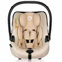 Scoica auto, Lionelo, i-Size Astrid, 0-13 Kg, 40-87 cm, Cu maner si capotina reglabile, Cu protectie laterala avansata, Salteluta confortabila, Testat ADAC, Conform cu standardul european de securitate R129, Bej - 9