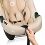 Scoica auto, Lionelo, i-Size Astrid, 0-13 Kg, 40-87 cm, Cu maner si capotina reglabile, Cu protectie laterala avansata, Salteluta confortabila, Testat ADAC, Conform cu standardul european de securitate R129, Bej - 12