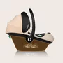 Scoica auto, Lionelo, i-Size Astrid, 0-13 Kg, 40-87 cm, Cu maner si capotina reglabile, Cu protectie laterala avansata, Salteluta confortabila, Testat ADAC, Conform cu standardul european de securitate R129, Bej - 26