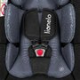 Scoica auto, Lionelo, i-Size Astrid, Include baza Isofix, 0-13 Kg, 40-87 cm, Cu maner si capotina reglabile, Cu protectie laterala avansata, Salteluta confortabila,  Testat ADAC, Conform cu R129, Negru/Gri - 16