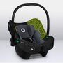 Scoica auto, Lionelo, i-Size Astrid, Include baza Isofix, 0-13 Kg, 40-87 cm, Cu maner si capotina reglabile, Cu protectie laterala avansata, Salteluta confortabila,  Testat ADAC, Conform cu R129, Negru/Gri - 24