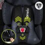 Scoica auto, Lionelo, i-Size Astrid, Include baza Isofix, 0-13 Kg, 40-87 cm, Cu maner si capotina reglabile, Cu protectie laterala avansata, Salteluta confortabila,  Testat ADAC, Conform cu R129, Negru/Gri - 26
