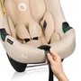Scoica auto, Lionelo, i-Size Astrid, Include baza Isofix, 0-13 Kg, 40-87 cm, Cu maner si capotina reglabile, Cu protectie laterala avansata, Salteluta confortabila, Testat ADAC, Conform cu R129, Bej - 4