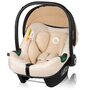 Scoica auto, Lionelo, i-Size Astrid, Include baza Isofix, 0-13 Kg, 40-87 cm, Cu maner si capotina reglabile, Cu protectie laterala avansata, Salteluta confortabila, Testat ADAC, Conform cu R129, Bej - 5