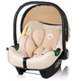 Scoica auto, Lionelo, i-Size Astrid, Include baza Isofix, 0-13 Kg, 40-87 cm, Cu maner si capotina reglabile, Cu protectie laterala avansata, Salteluta confortabila, Testat ADAC, Conform cu R129, Bej - 6
