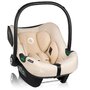 Scoica auto, Lionelo, i-Size Astrid, Include baza Isofix, 0-13 Kg, 40-87 cm, Cu maner si capotina reglabile, Cu protectie laterala avansata, Salteluta confortabila, Testat ADAC, Conform cu R129, Bej - 10