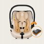 Scoica auto, Lionelo, i-Size Astrid, Include baza Isofix, 0-13 Kg, 40-87 cm, Cu maner si capotina reglabile, Cu protectie laterala avansata, Salteluta confortabila, Testat ADAC, Conform cu R129, Bej - 25