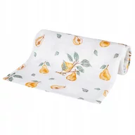 Scutec din bambus, Bocioland, Pears, Material certificat Oeko Tex Standard 100, Dimensiune mare, 75x75 cm, Multicolor