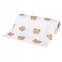 Scutec din bambus, Bocioland, Teddy Bear, Material certificat Oeko Tex Standard 100, Dimensiune mare, 75x75 cm, Multicolor