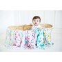 Scutec din bambus, Bocioland, Teddy Bear, Material certificat Oeko Tex Standard 100, Dimensiune mare, 75x75 cm, Multicolor - 5