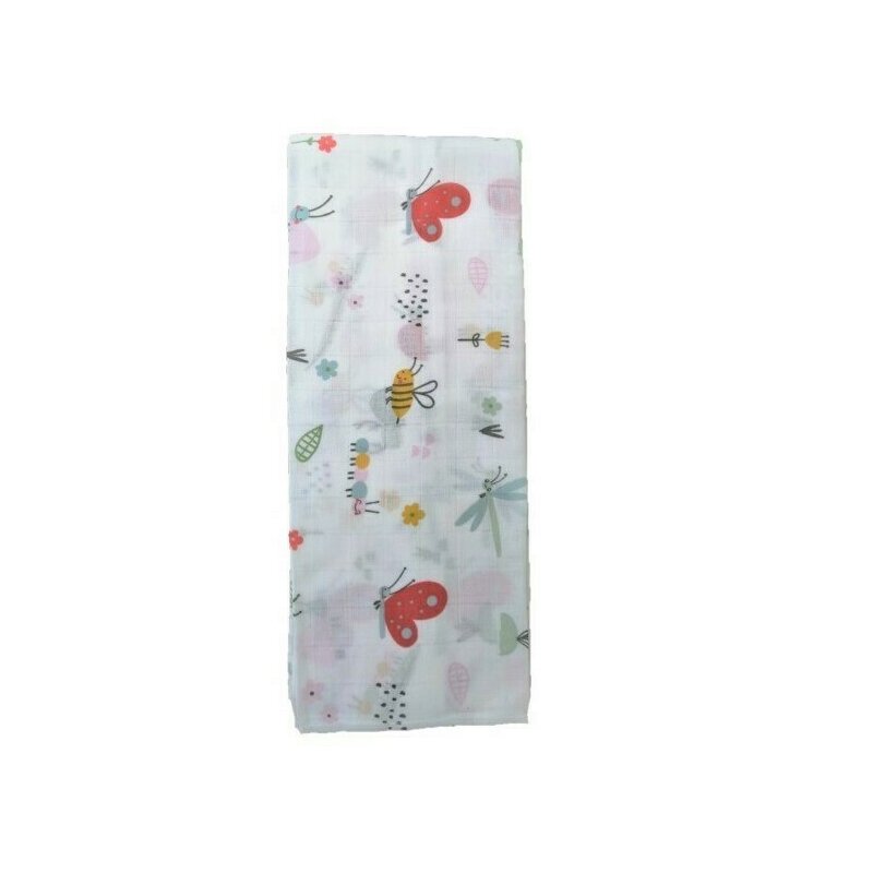 Scutec muselina Cute Insects 100x100 cm SeviBebe