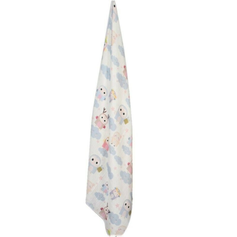 Sevibebe - scutec muselina owl 100x100 cm