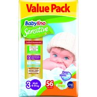 Babylino - Scutece Sensitive Economy N3 4-9 kg/56buc
