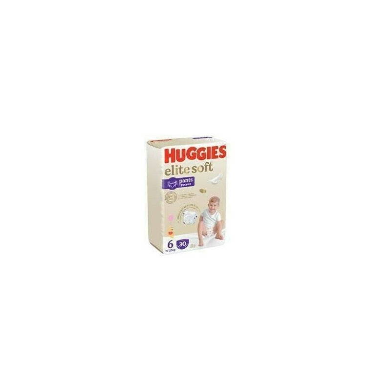 Scutece Chilotel Huggies Elite Soft Pants Mega marimea 6, 15-25 kg, 30 buc