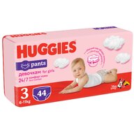 Huggies - Pants D Jumbo (nr 3) Girl 44 buc, 6-11 kg