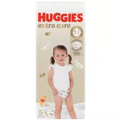 Scutece Huggies Extra Care Mega marimea 5, 11-25 kg, 50 buc