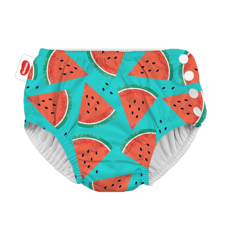 Scutece Huggies LS chilotei baie refolosibili (nr 2-3), 1 buc Watermelon