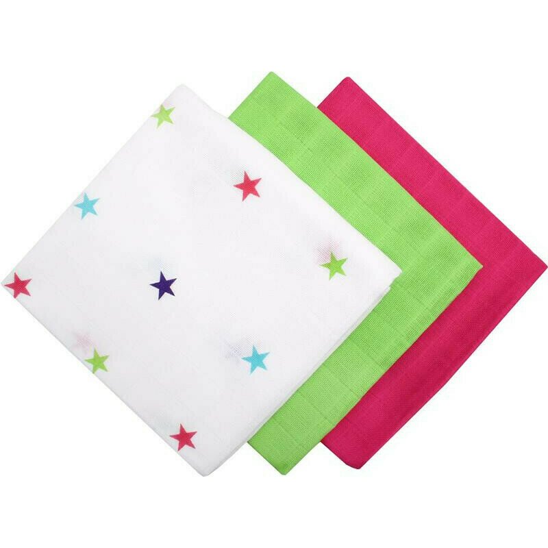 Hausmann (a-haberkorn) - set muselina 3 buc din bumbac, 70x70 cm, scutec textil