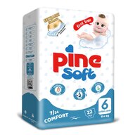 Scutece pentru bebelusi Pine Soft - Pachet Advantage - Pine Extra Large +15 kg x 22 buc