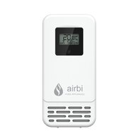 Airbi - Senzor pentru temperatura si umiditate,  afisaj LCD, alb,  BI1010