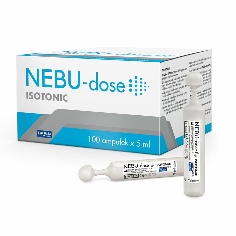 Solinea - ser fiziologic izotonic nebu-dose concentratie 0.9%, 100 monodoze x 5 ml