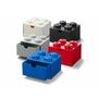 Cutie depozitare jucarii, Lego, Sertar de birou 2x2 Negru - 3