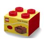 Cutie depozitare jucarii, Lego, Sertar de birou 2x2 Rosu - 1